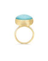 Ringe Nanis Dame BOULES in Gelbgold Diamante 0.12 Ct AS9-609 - AS9-609